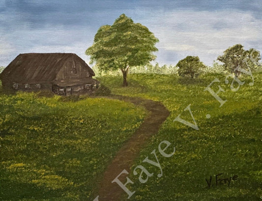 Original Painting “A Country Cabin”